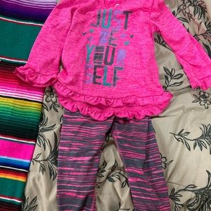 18 month girl matching set.